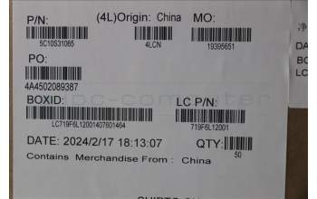 Lenovo 5C10S31065 CABLE L 83D5 EDP MGE