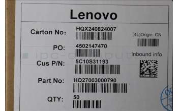 Lenovo 5C10S31193 CABLE TP Board Cable H 21NH