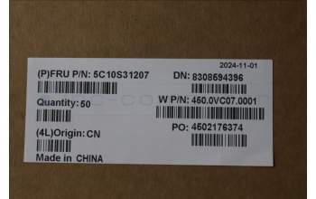 Lenovo 5C10S31207 CABLE CABLE W 83J3 Sensor-Camera