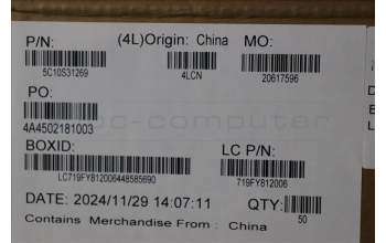 Lenovo 5C10S31269 Cable L 83K1 TP/B FFC CVILUX