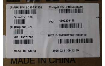 Lenovo 5C10S31326 CABLE IO board FFC C 83JK