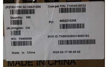 Lenovo 5C10S31354 CABLE Kamerakabel C 83JK