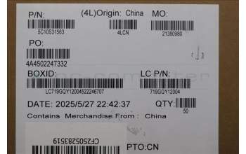 Lenovo 5C10S31563 CABLE Cable L 21U0 PW/B CVILUX
