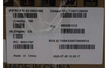 Lenovo 5C10S31592 CABLE EDP cable C 83SC