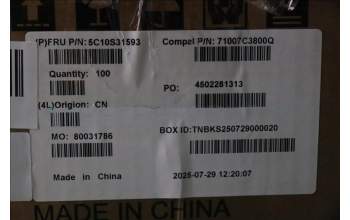 Lenovo 5C10S31593 CABLE Kamerakabel C 83SC