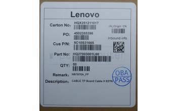 Lenovo 5C10S31665 CABLE TP Board Cable H 83TN