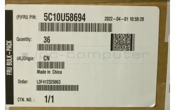 Lenovo 5C10U58694 CABLE Fru, 55mm 20*10 4ohm 2W speaker_1L