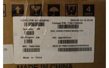 Lenovo 5C10U58703 CABLE M/B-PWR/B Cable