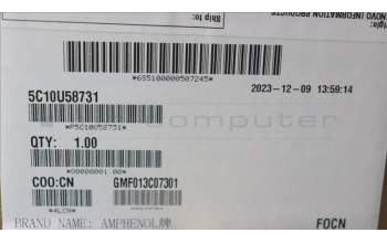 Lenovo 5C10U58731 CABLE Fru,Broadcom NVME bay3 Gen4 cable