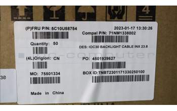 Lenovo 5C10U58754 CABLE M/B-LCD_INX_23.8