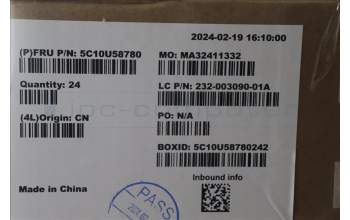 Lenovo 5C10U58780 CABLE Fru CBL 51PIN