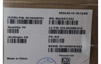 Lenovo 5C10U58781 CABLE Fru CBL BOE N40