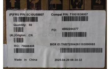 Lenovo 5C10U58807 CABLE H-CONN SET MB-BL_CSOT_24 F4