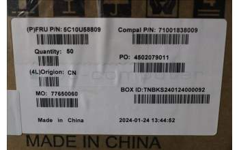 Lenovo 5C10U58809 CABLE H-CONN SET M/B-TOUCH TEFLON