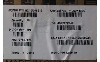 Lenovo 5C10U58815 CABLE 990 M/B-TOUCH_5P TEFLON
