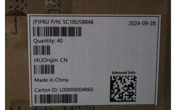 Lenovo 5C10U58848 Fru205mmSATA 1 latch R_angle_TCO9