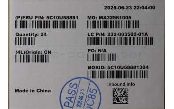 Lenovo 5C10U58881 CABLE BOE_BL_Cable_ NY1 27_DC12V