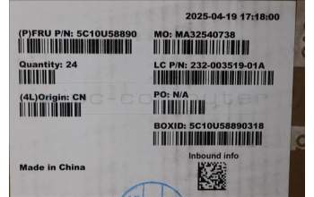 Lenovo 5C10U58890 CABLE BOE_BL_Cable_ NY1 -4W51 23.8