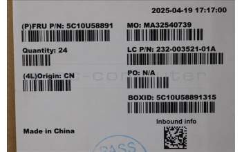 Lenovo 5C10U58891 CABLE Touch_Cable_DC12V