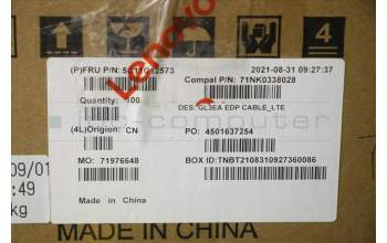 Lenovo 5C11C12573 FRU LCD Cable LTE
