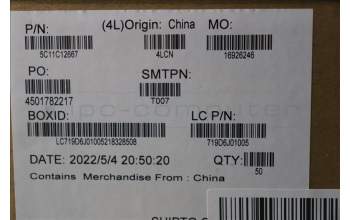 Lenovo 5C11C12667 CABLE FRU CABLE M/B-POWER CABLE