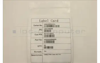 Lenovo 5C11C12674 CABLE FRU Cable MIC FFC