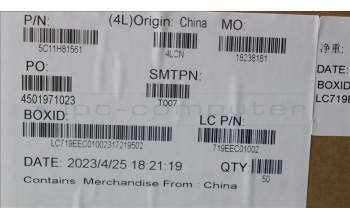 Lenovo 5C11H81561 H-CONN SET2Y9 M/B-IO TEFLON LUX