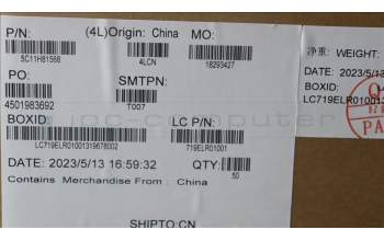 Lenovo 5C11H81568 CABLE FRU CABLE M/B-IO AMD TEFLON
