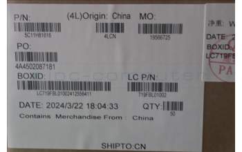 Lenovo 5C11H81616 FRU cbl EDP LUX M/B-EDP IR 2.2K