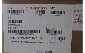 Lenovo 5C11P26183 FRU CABLE LE620 M/B-EDP RGB TOUCH