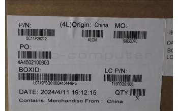 Lenovo 5C11P26212 CABLE FRU CABLE M/B IR CAM CABLE