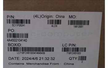 Lenovo 5C11P26241 CABLE FRU M/B CLICK PAD/B CABLE