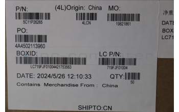 Lenovo 5C11P26265 CABLE FRU CABLE 5M CAM