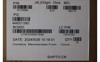 Lenovo 5C11P26268 FRU CABLE FFC SCR/B MGE