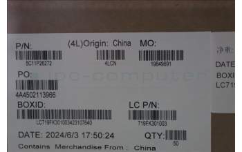 Lenovo 5C11P26272 CABLE FRU CABLE 5M IR CAMERA
