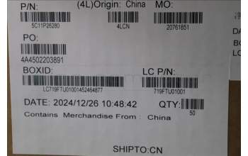 Lenovo 5C11P26280 CABLE LUXS M/B IR CAM NEC COAX+TFL