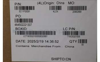 Lenovo 5C11P26291 CABLE FRU Flachbandkabel MSF50 8P TP/B