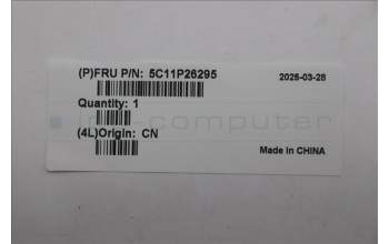 Lenovo 5C11P26295 CABLE Pen Charge BD cable 13W G3
