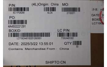 Lenovo 5C11P26299 MTS40 LUXSHARE M/B FHD T