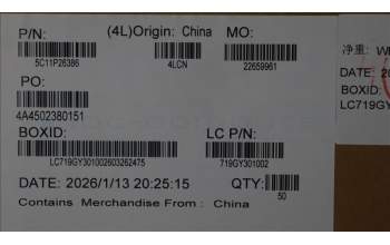 Lenovo 5C11P26386 CABLE FPC MPV60 NF-G801 REV0 3IN1/B