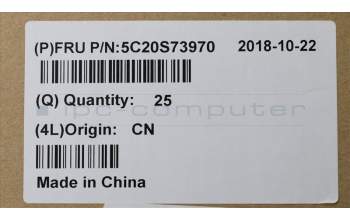 Lenovo 5C20S73970 Pantheon INTEL Kamera C 81JX 1M mit Gummi