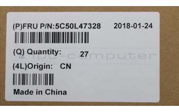 Lenovo 5C50L47328 CARDPOP Sensor Board C 80TY