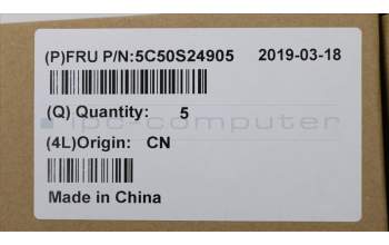 Lenovo 5C50S24905 CARDPOP MIC BOARD C 81N7 ARRAY