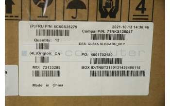 Lenovo 5C50S25279 Function Board C 82R0 NFP