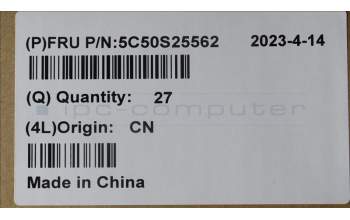 Lenovo 5C50S25562 IO board C 82XT