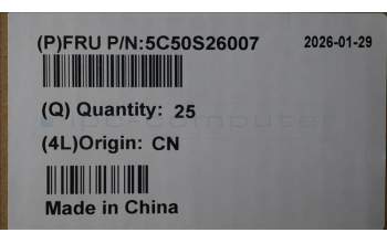 Lenovo 5C50S26007 MIC board w/FFC C 83QS