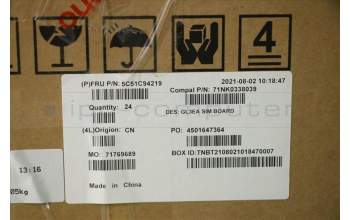 Lenovo 5C51C94219 FRU CARDPOP SIM