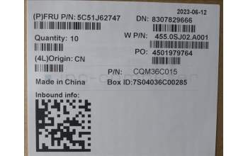 Lenovo 5C51J62747 CARDPOP FRU CARDPOP IO BOARD,SWG,Golem-2