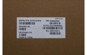 Lenovo 5C51L61870 Camera,Hybrid,USB,2MIC,UF,LVI