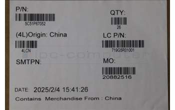 Lenovo 5C51P67052 CARDPOP FRU CARDPOP IO board W/MYLAR L